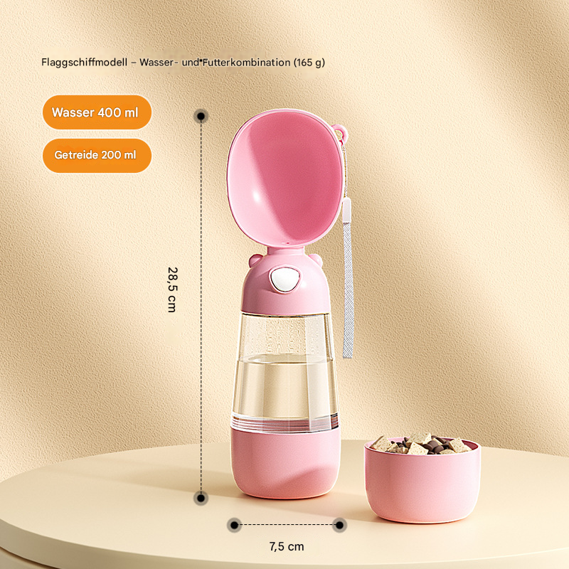 ๐๐๐ข๐๐๐ยฎโญ๐ถ๐โโฌPractical 2-in-1 Pet Bottle: Dual Compartments for Water & Food โ Perfect for On-the-Go Adventures ๐ฆ๐บ (Copy)