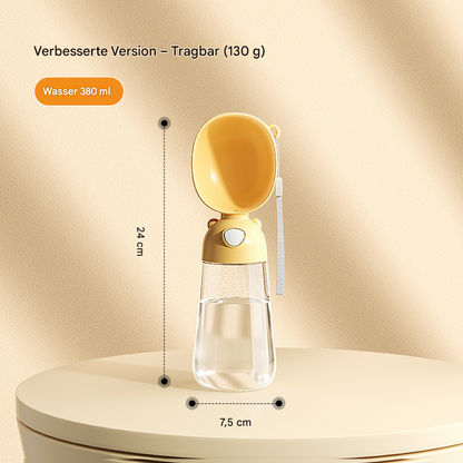 𝙍𝙚𝙢𝙞𝙛𝙖®⭐🐶🐈‍⬛Practical 2-in-1 Pet Bottle: Dual Compartments for Water & Food – Perfect for On-the-Go Adventures 🇦🇺 (Copy)