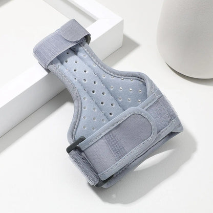 Thumb Splint Finger Fixed Wrist Guard Strong Support Aluminum Plate Comfortable Fit Breathable Fabric Stops Grey Joint
