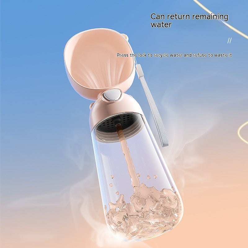 𝙍𝙚𝙢𝙞𝙛𝙖®⭐🐶🐈‍⬛Practical 2-in-1 Pet Bottle: Dual Compartments for Water & Food – Perfect for On-the-Go Adventures 🇦🇺 (Copy)