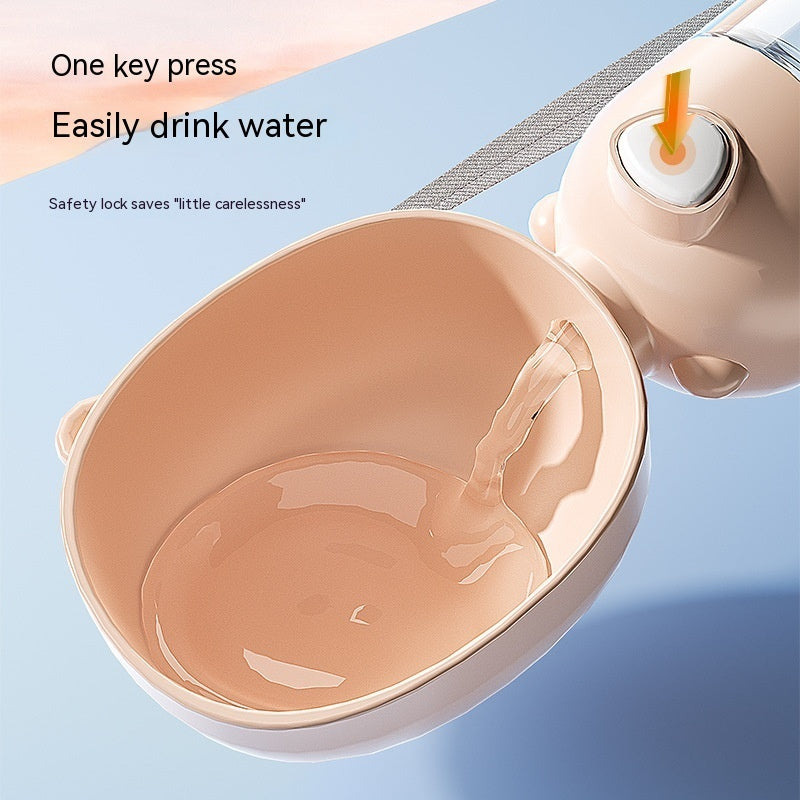 𝙍𝙚𝙢𝙞𝙛𝙖®⭐🐶🐈‍⬛Practical 2-in-1 Pet Bottle: Dual Compartments for Water & Food – Perfect for On-the-Go Adventures 🇦🇺 (Copy)