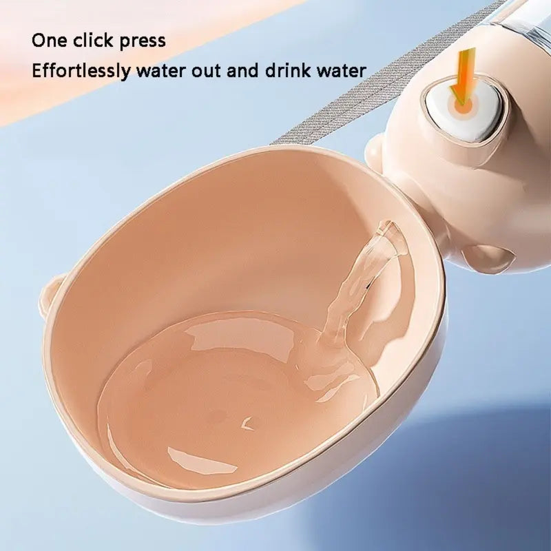 𝙍𝙚𝙢𝙞𝙛𝙖®⭐🐶🐈‍⬛Practical 2-in-1 Pet Bottle: Dual Compartments for Water & Food – Perfect for On-the-Go Adventures 🇦🇺 (Copy)